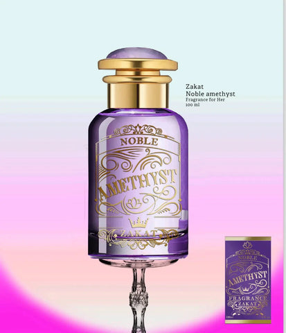 Unisex Noble Amethyst By Zakat Eau De Parfum 3.4 FL .OZ