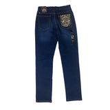 Men CONNECTED Plain Straight Denim Jeans