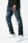 Men JORDAN CRAIG Heavy Shredded Sean Fit Jeans