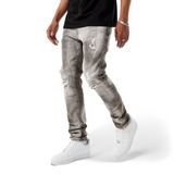 Men JORDAN CRAIG Sprayed On Mesh Jeans