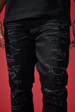 Men JORDAN CRAIG Slim Taper Fit Dyckman Denim (Polished Black)  Sean Collection