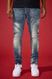 Men JORDAN CRAIG Slim Taper Fit  Kevlar Denim  Sean Collection
