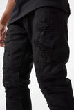 Men JORDAN CRAIG Sean Fit Shreds Denim Jean