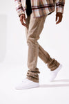 Men JORDAN CRAIG Colored Flare Stacked Denim Jeans