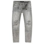 Men JORDAN CRAIG Sean Fit Shreds Denim Jean