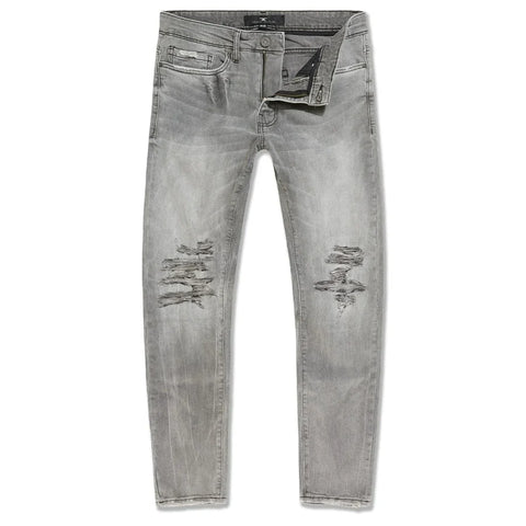 Men JORDAN CRAIG Sean Fit Shreds Denim Jean