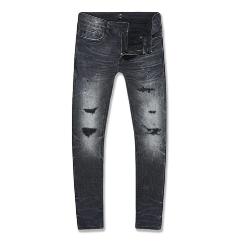 Men JORDAN CRAIG Sean Fit Shreds Denim Jean