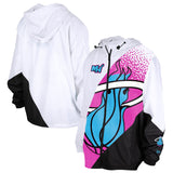 Men NEW ERA Miami Heats 2024/25 City Edition Full-Zip Windbreaker Jacket