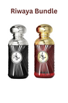 Riwaya Bundle I Riwaya Elegance By Sahari Eau De Parfum 3.4 FL OZ 100ml Spray I Riwaya Radiance By Sahari Eau De Parfum 3.4 FL OZ 100ml Spray Unisex