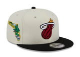NEW ERA 9Fifty Miami Heat Localized Snapback