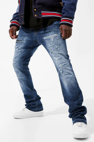 Men JORDAN CRAIG Martin Stacked Crouching Tiger Denim