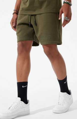 Men JORDAN CRAIG Fleece Paradise Tonal Shorts