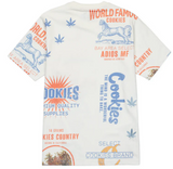 Men COOKIES Workwear All Over Printed SS T-Shirt