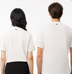 Men LACOSTE Signature Print Cotton T-shirt