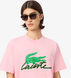 Men LACOSTE Print Cotton T-shirt