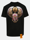 Men FORGOTTEN FACES Scarab Oversized T-shirt