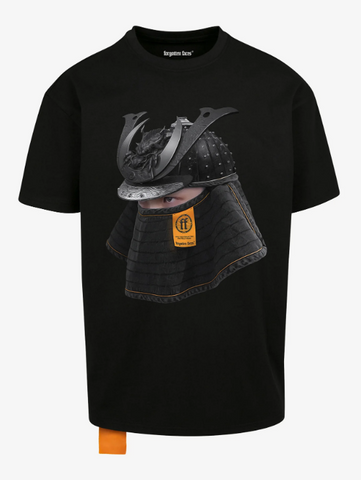 Men FORGOTTEN FACES Samurai Oversized T-shirt