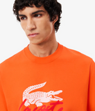 Men LACOSTE Print Cotton T-shirt