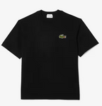 Men LACOSTE Loose Fit Heavy Badge Cotton T-shirt