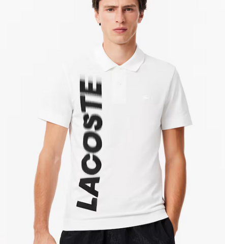 Men LACOSTE Regular Fit Movement Printed Polo Shirt