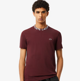 Men LACOSTE LightWeight Pique Neck T-shirt