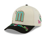 New Era Mexico Latin Embroidery 9FORTY M-Crown A-Frame Snapback