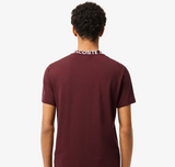 Men LACOSTE LightWeight Pique Neck T-shirt