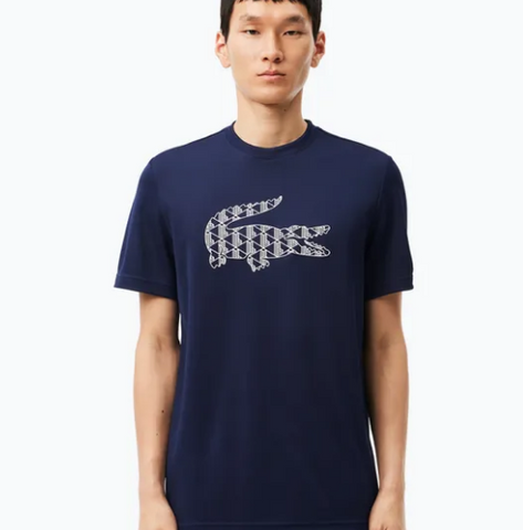 Men LACOSTE Ultra Dry Piqué Tennis T-shirt