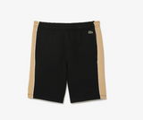 Men LACOSTE Regular Fit Colorblock  Fleece Shorts