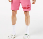 Men LACOSTE Regular Fit Contrast Fleece Short