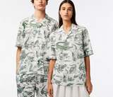 Men LACOSTE x Netflix Short Sleeve Collared Shirt