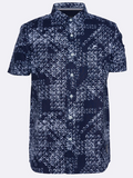 Men A. TIZIANO Dale Printed Linen Shirt