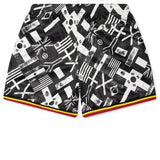 Men MARKET Smiley International Flags Soccer Short