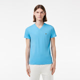 Men LACOSTE V-neck Pima Cotton Jersey T-shirt