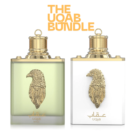 The Uqab Bundle I Uqab Rihla By AMARAN Eau De Parfum 3.4 FL OZ  I Uqab By AMARAN Eau De Parfum 3.4 FL OZ Unisex
