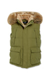 Men JORDAN CRAIG Yukon Fur Lined Puffer Vest