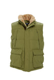 Men JORDAN CRAIG Yukon Fur Lined Puffer Vest