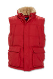 Men JORDAN CRAIG Yukon Fur Lined Puffer Vest