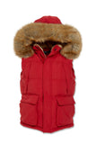 Men JORDAN CRAIG Yukon Fur Lined Puffer Vest