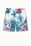 Men SEE YOU IN PARADISE Palm Shorts