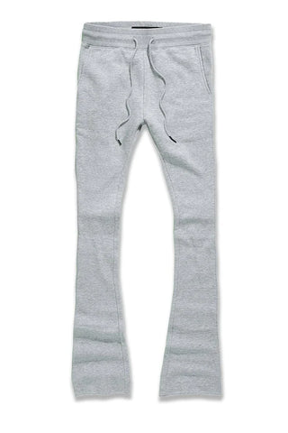 Men JORDAN CRAIG Uptown Stacked Sweatpants Heather Grey