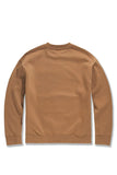 Men JORDAN CRAIG Uptown Crewneck Sweatshirt Mocha