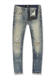 Men JORDAN CRAIG Shreds Knee Jeans