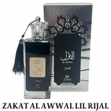 Al Awwal Lil Rijal Gris Negro By Zakat EDP 3.4 FL OZ For Men