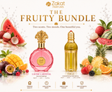The Fruity Bundle I Louise Carnival By Zakat 3.4oz Eau De Parfum I Esraa pure concentrated oil 20ml