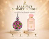 Sabrina's Summer Bundle I Crystal Rose By Sahari  Eau De Parfum 3.4 FL OZ I Naseem Al Layl Pure Concentrated Oil 20ML For Women