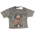 Men BKYS Saint F-Terry Cropped T-Shirt