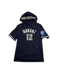 Men PRO STANDARD Memphis Grizzlies Hooded Short Sleeve Shirt