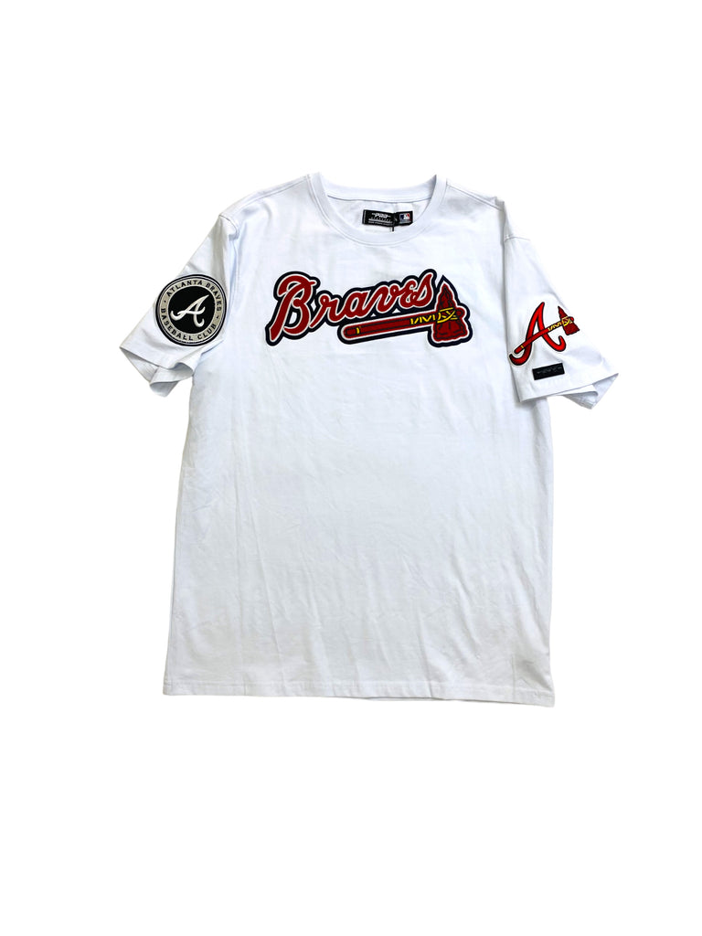 Men Pro Standard Atlanta Braves Pro Team SS T-Shirt L / White