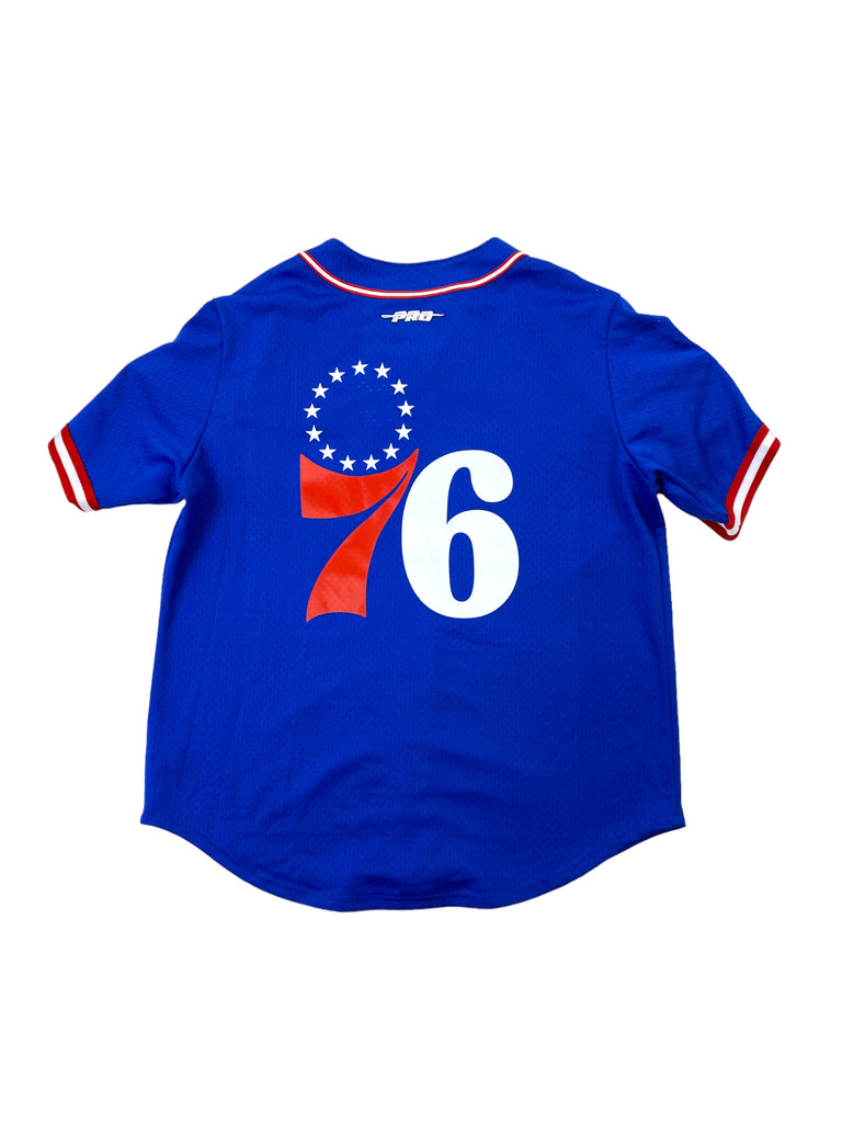 Pro Standard Men's Philadelphia 76ers Button Front Jersey